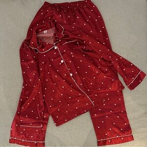 Red Heart Woman Pajamas